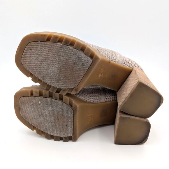 Eileen Fisher Chyme Stretchy Knit Platform Sandal Women's Blush Size US8.5 EU39 - Picture 7 of 10